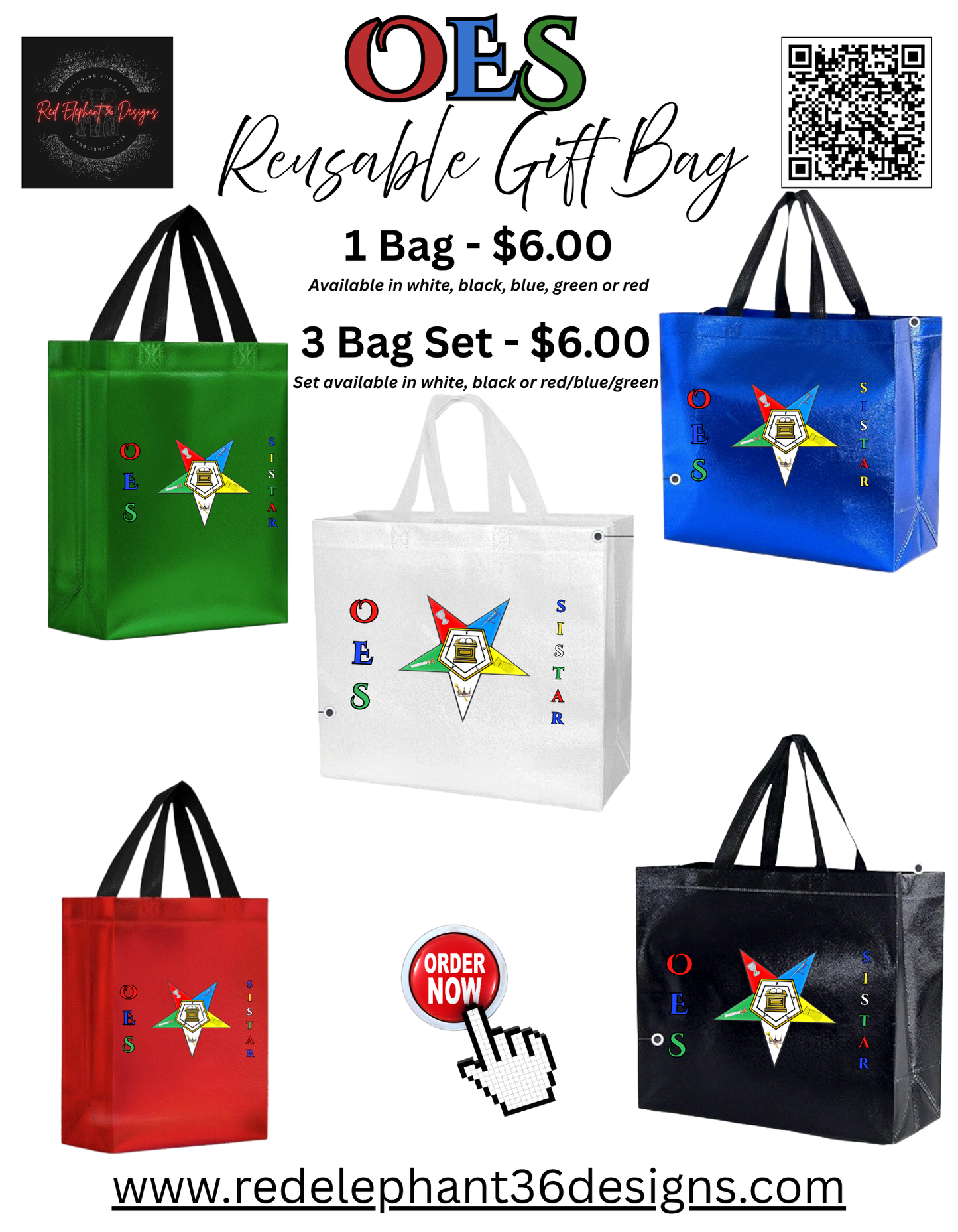 OES Reusable Gift Bags