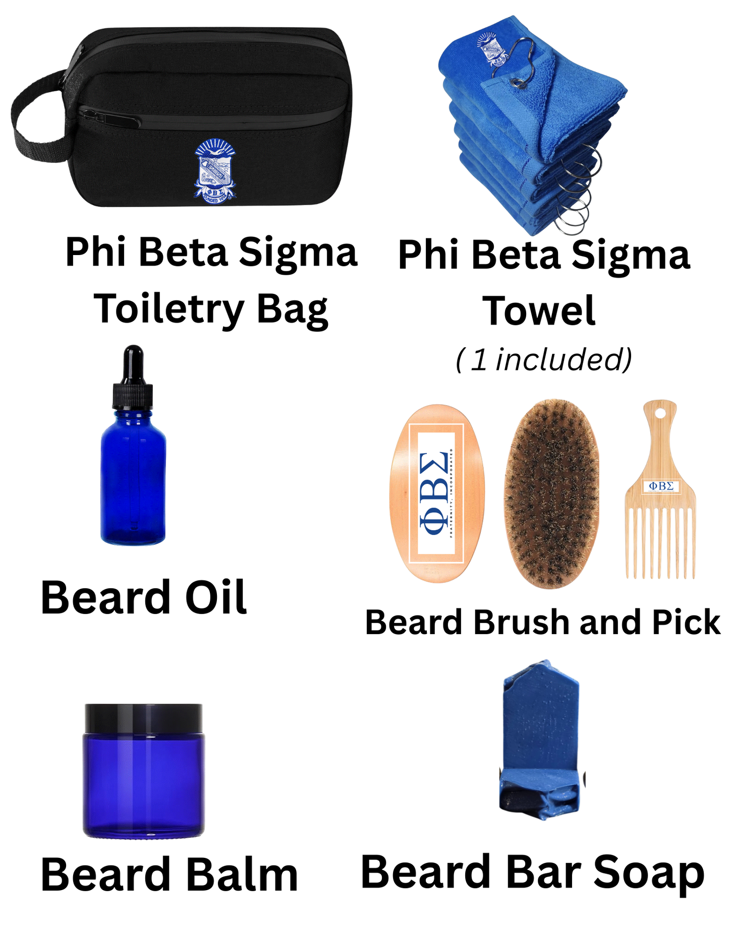LIMITED EDITION Sigma Swag Beard Care Bundle including Signature Beard Oil, Beard Balm, Sigma Blue Body Soap, Beard Brush and Toiletry Bag. THIS IS A PRE-ORDER AVAILABLE FOR DELIVERY THE WEEK OF DECEMBER 15, 2025