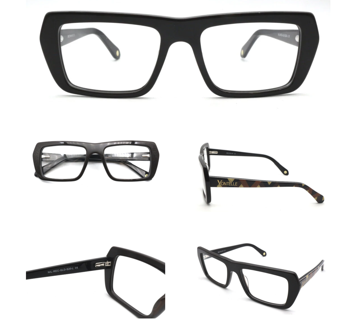 Gold Nile Eyeglasses by Vontelle