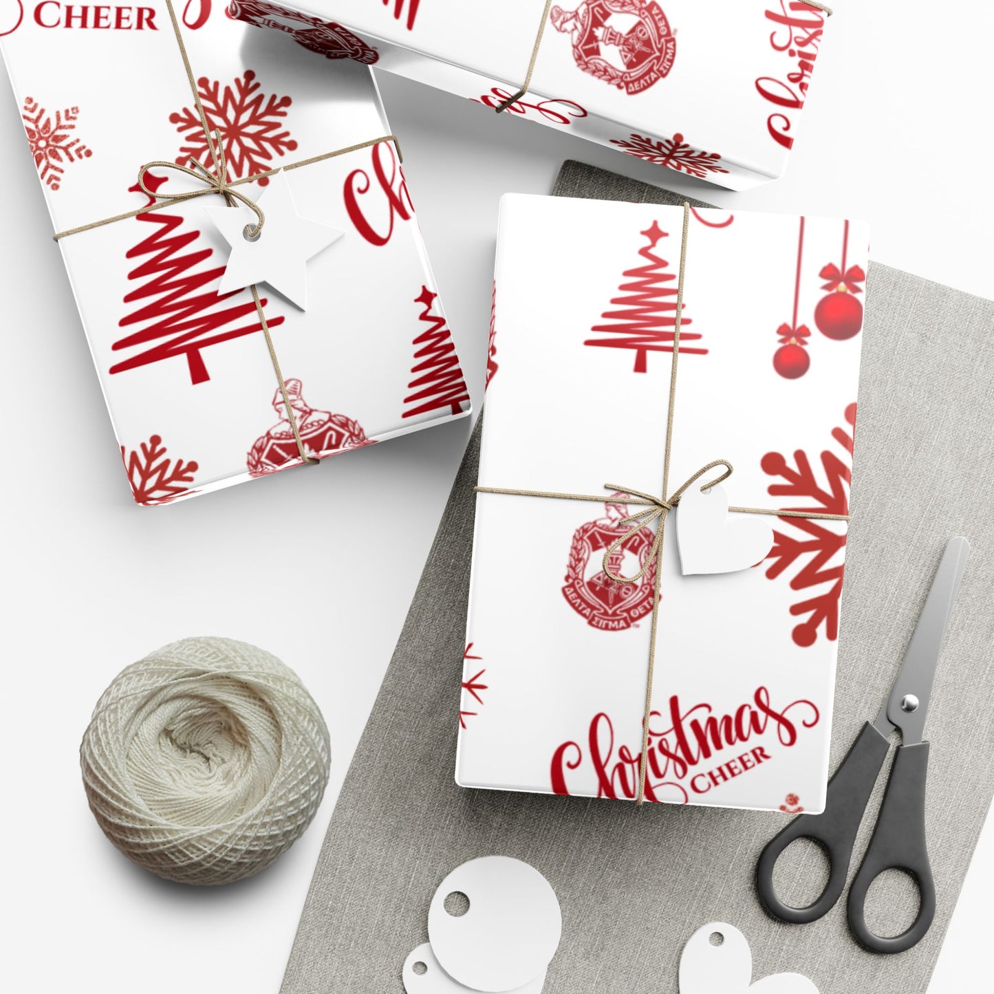 Delta Sigma Theta Christmas Wrapping Paper Roll