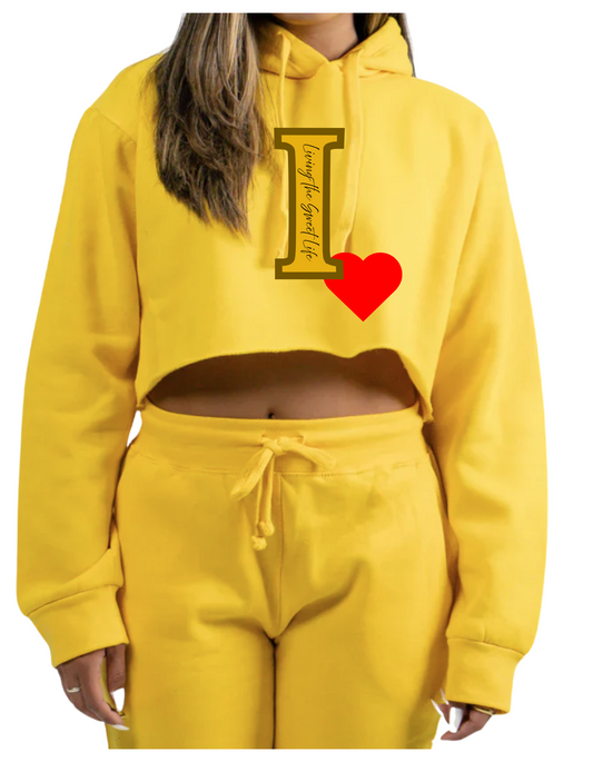 ISI - Iota Sweetheart Cropped Sweatshirt