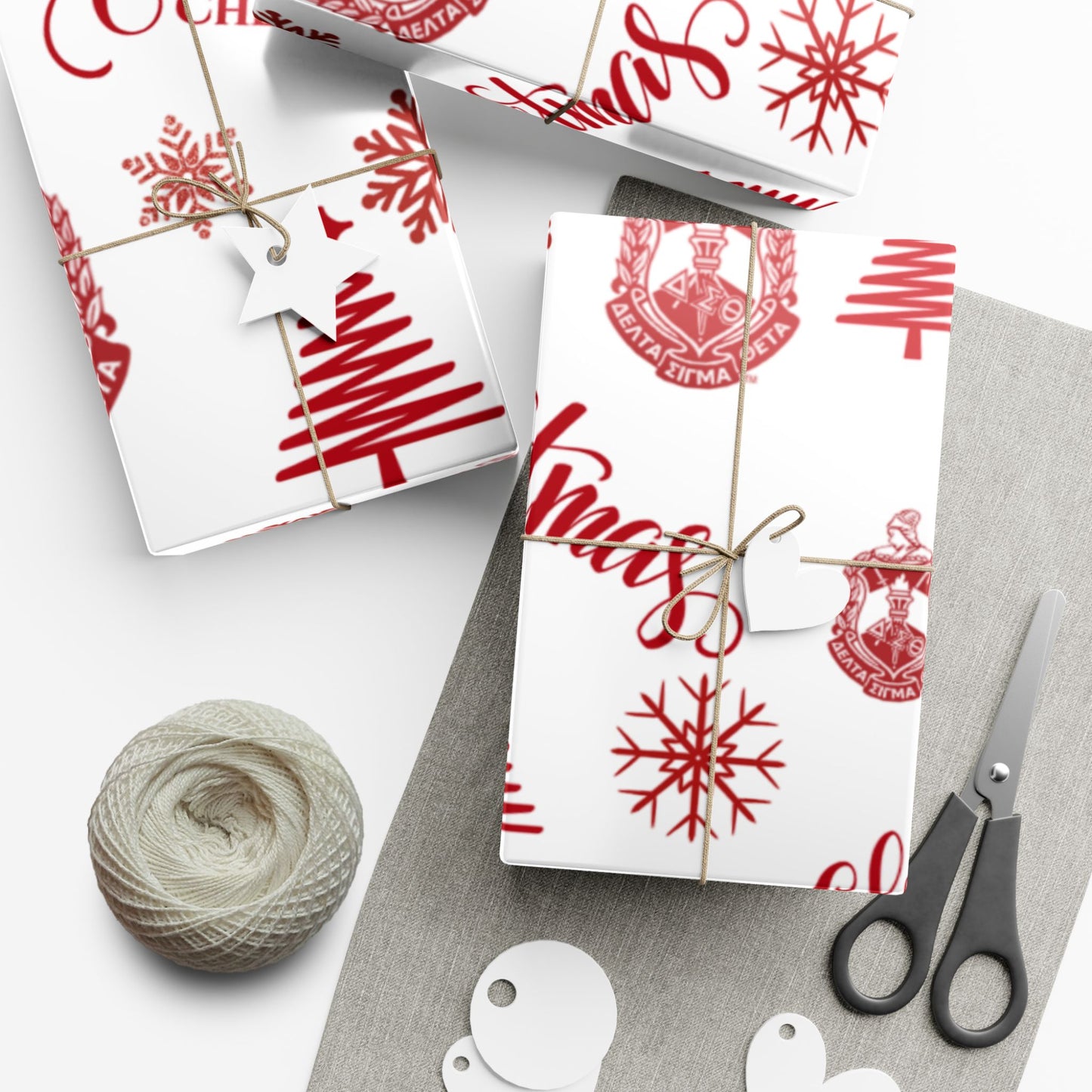Delta Sigma Theta Christmas Wrapping Paper Roll
