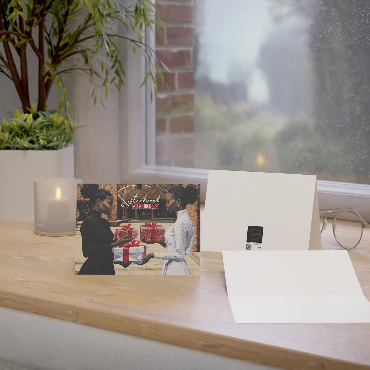 Sisterhood is a Special Gift Greeting Cards, Perfect for Crossings Celebrations, Friendship, Special Occasions, Artful Designs, Meaningful Gifts