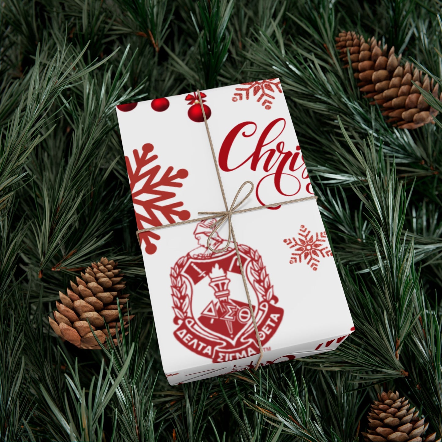 Delta Sigma Theta Christmas Wrapping Paper Roll