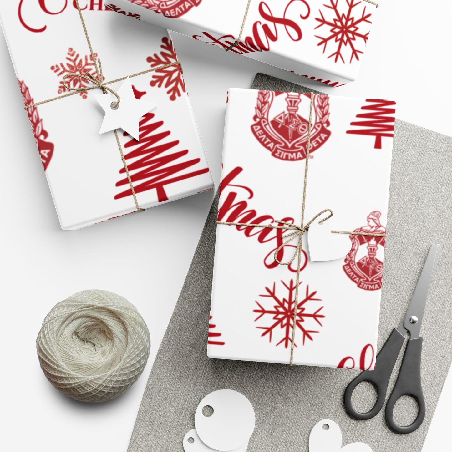 Delta Sigma Theta Christmas Wrapping Paper Roll