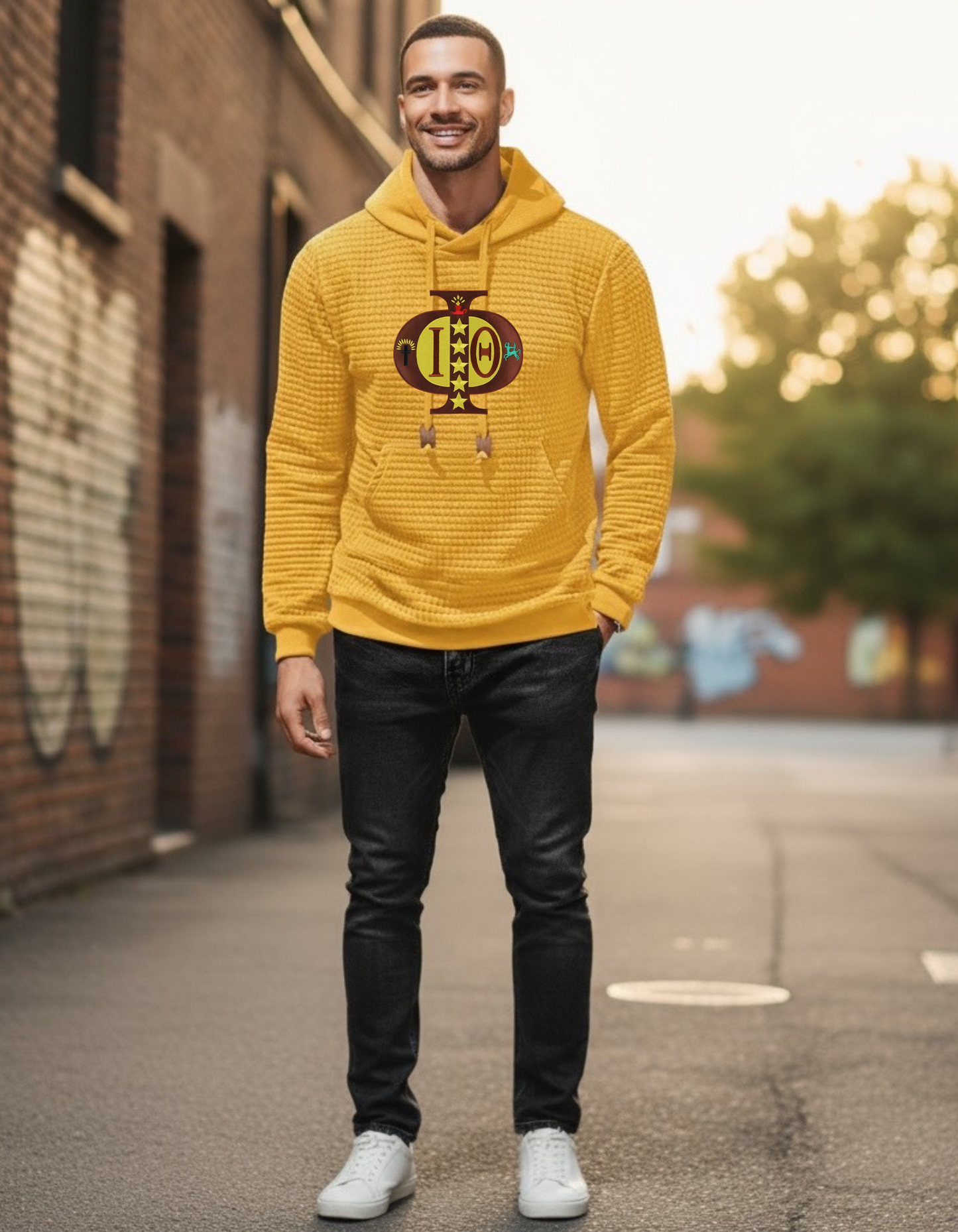 Iota Phi Theta Textured Sweatshirt