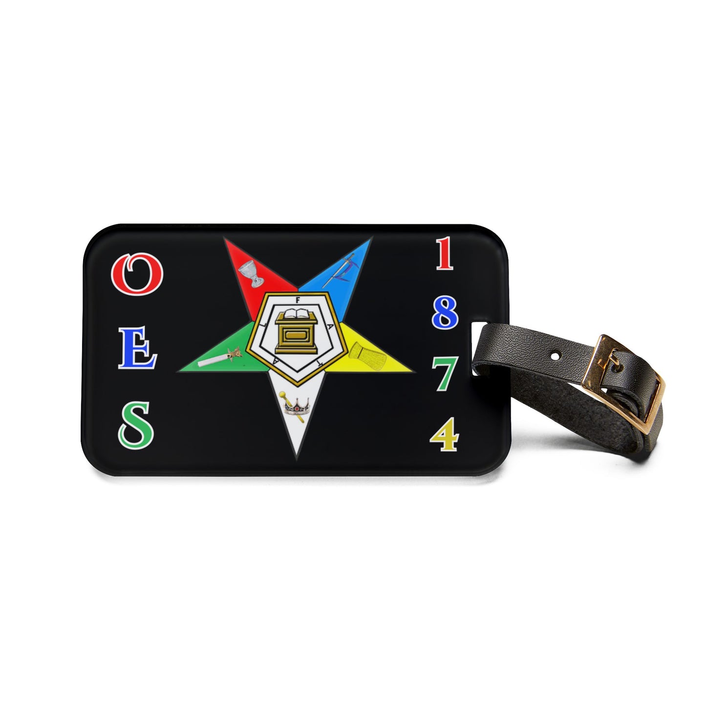 Eastern Star Luggage Tag — Order of the Eastern Star 1850 Travel ID