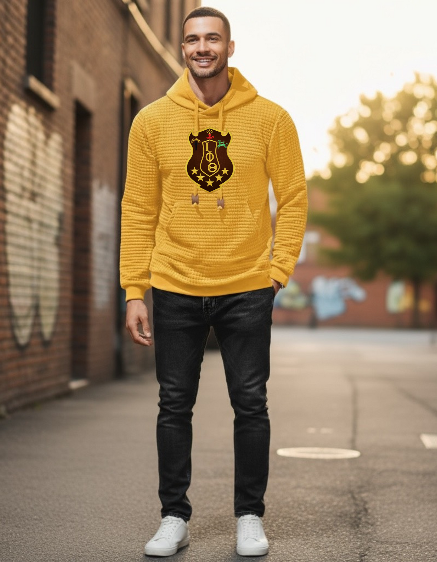 Iota Phi Theta Textured Sweatshirt