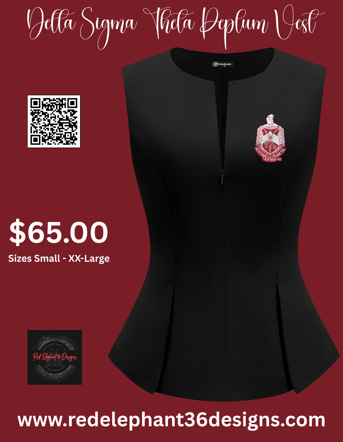 DST Peplum Vest