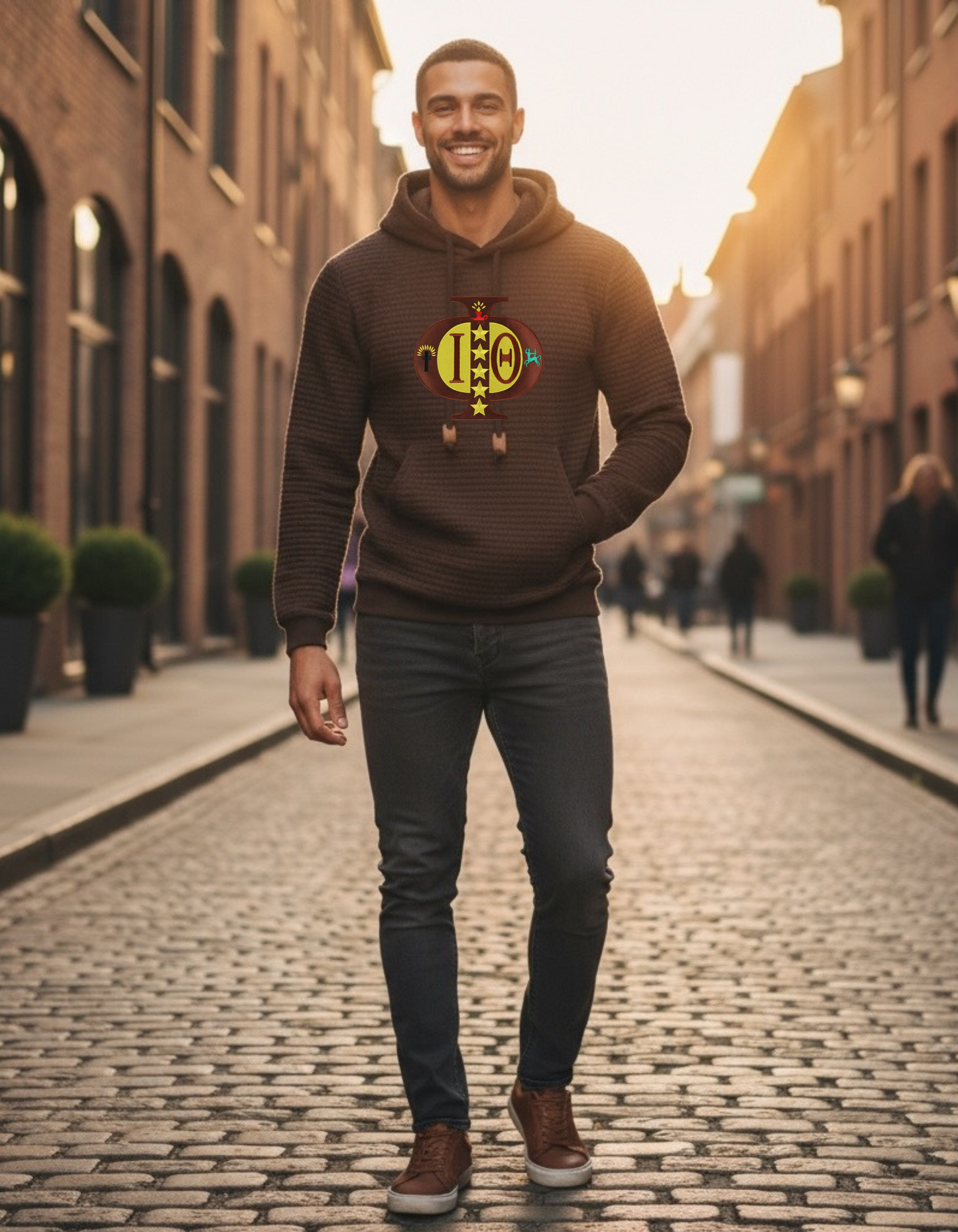 Iota Phi Theta Textured Sweatshirt