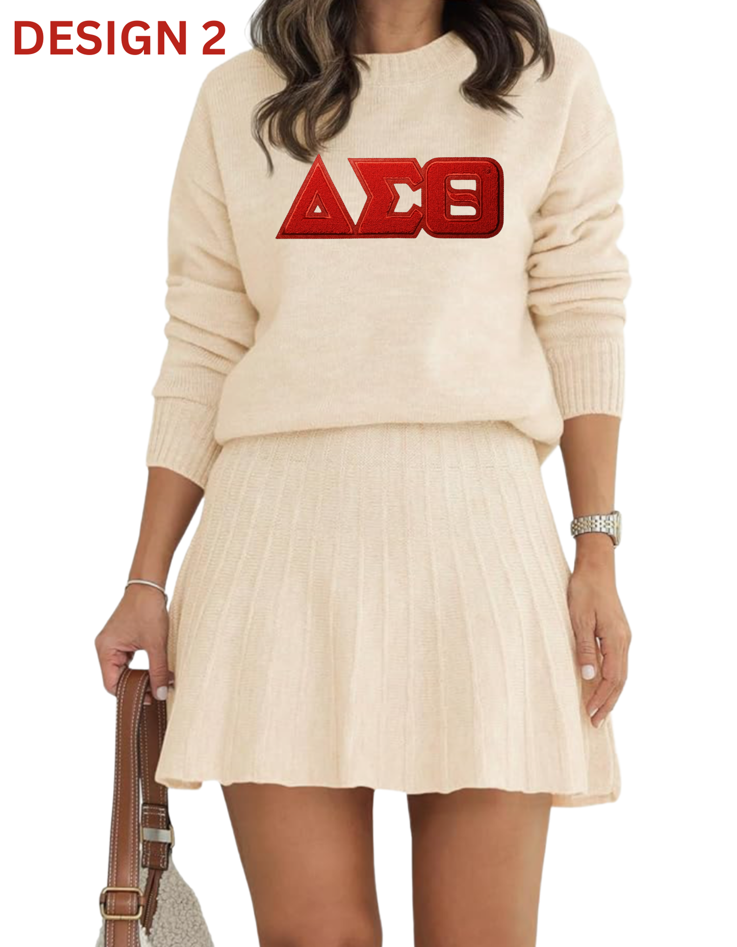 DST Mini Skirt Sweater Set