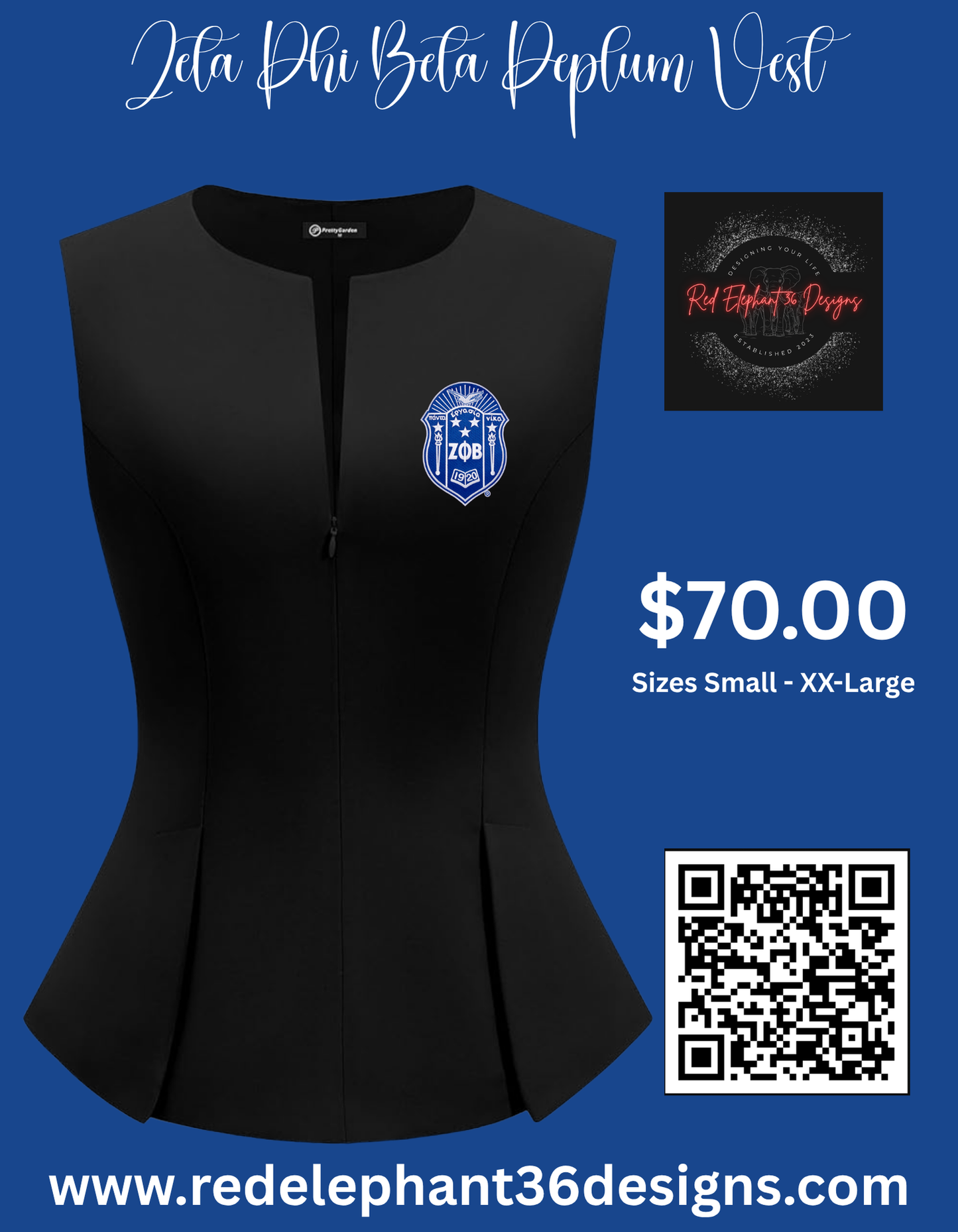 ZPB Peplum Vest