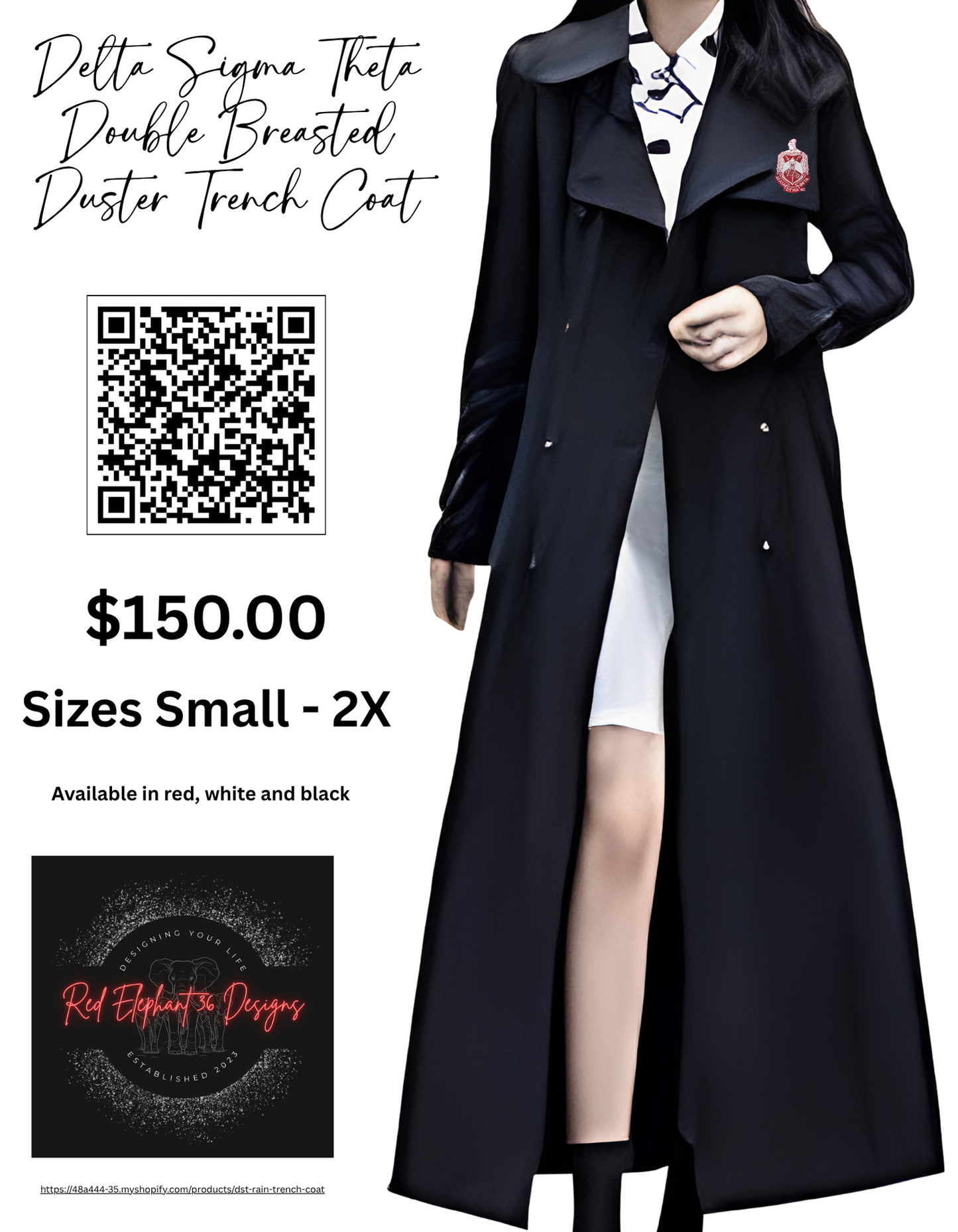 DST Rain Trench Coat