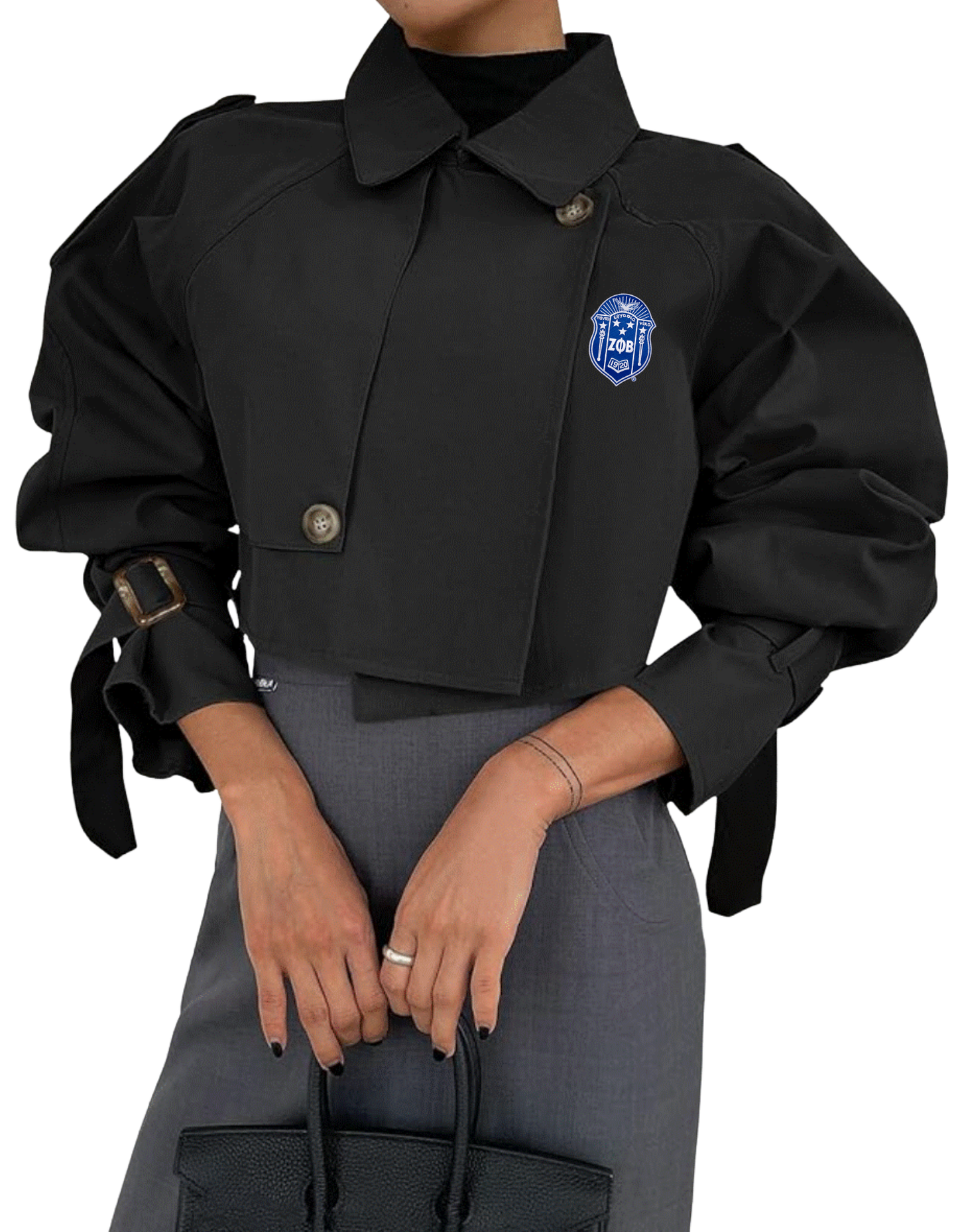 ZPB Cropped Trench Coat
