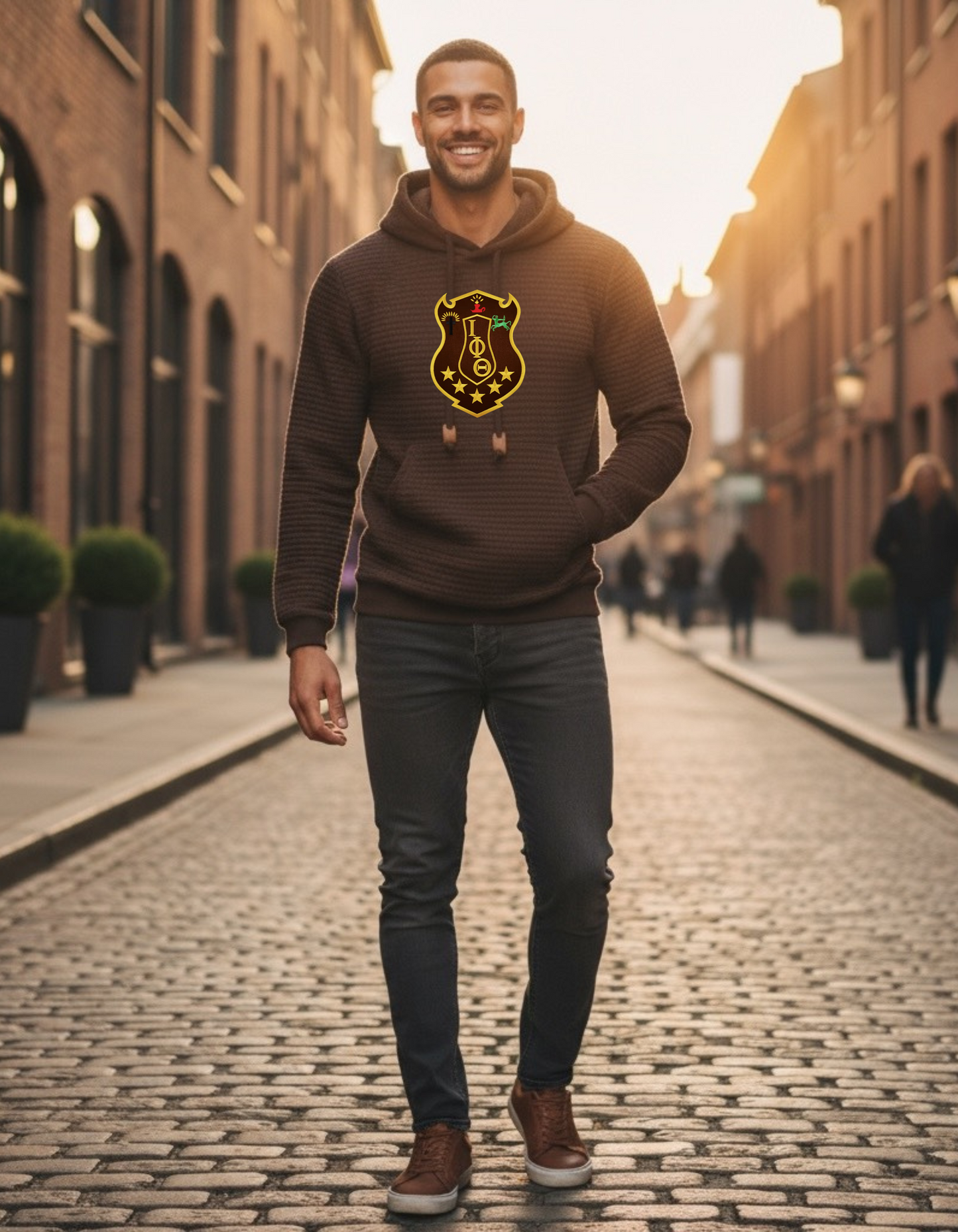 Iota Phi Theta Textured Sweatshirt