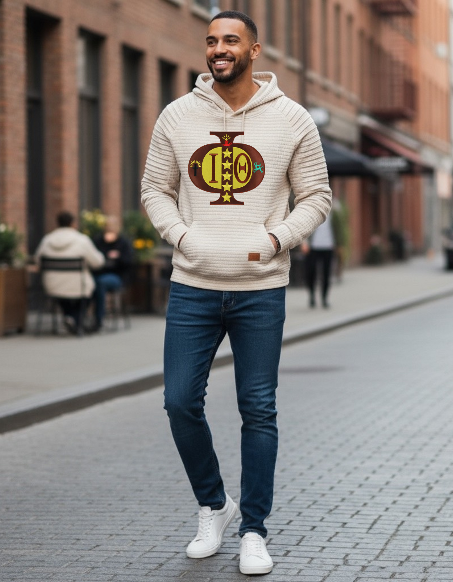 Iota Phi Theta Textured Sweatshirt