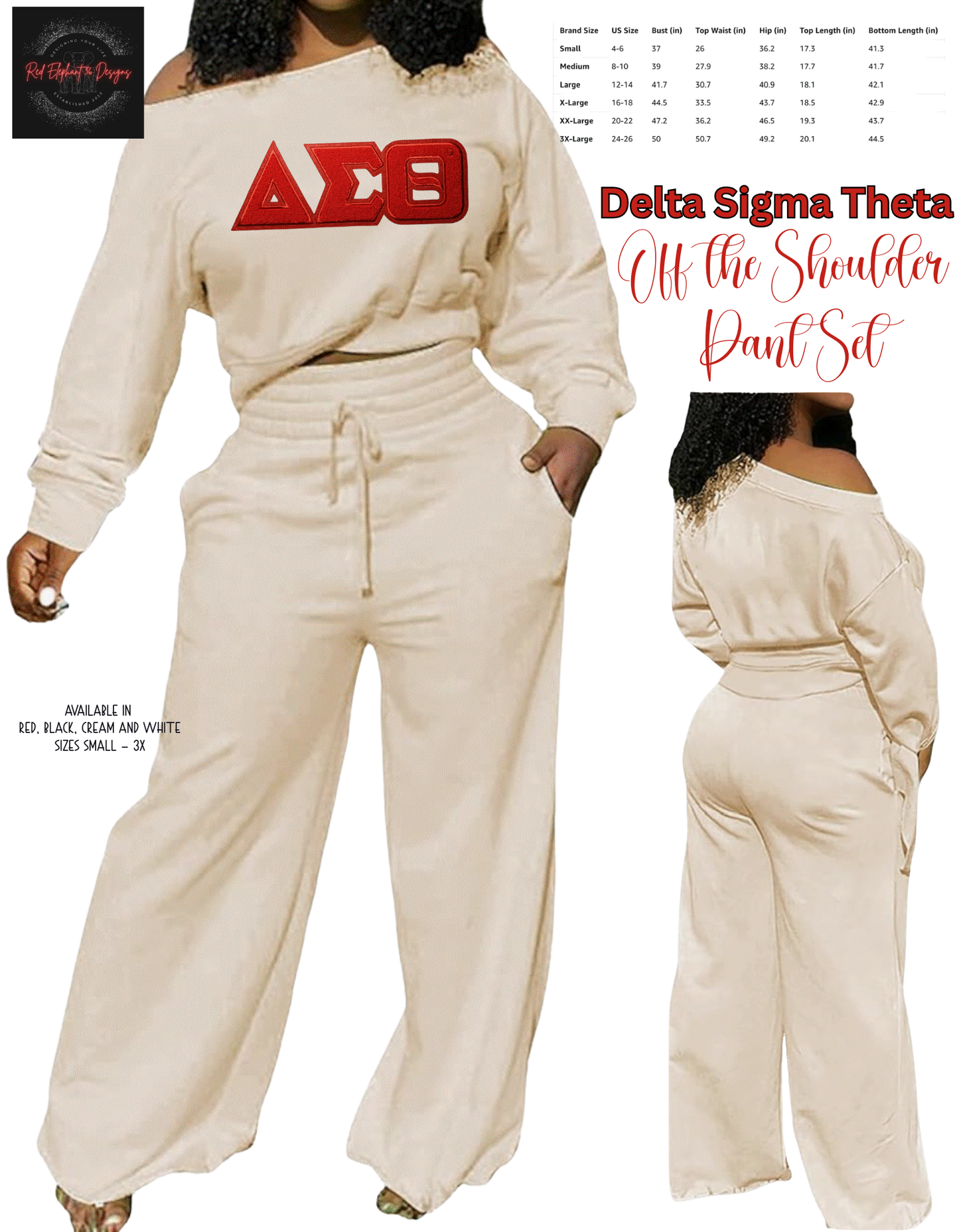 DST Off the Shoulder Pant Set