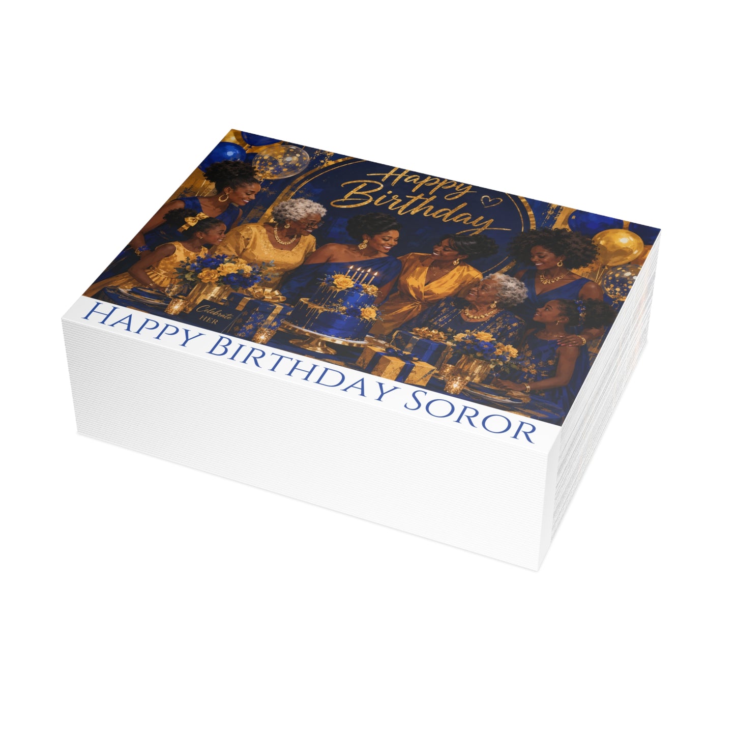 SGR Happy Birthday Soror: Greeting Cards, Perfect for Crossings Celebrations, Friendship, Special Occasions, Artful Designs, Meaningful Gifts
