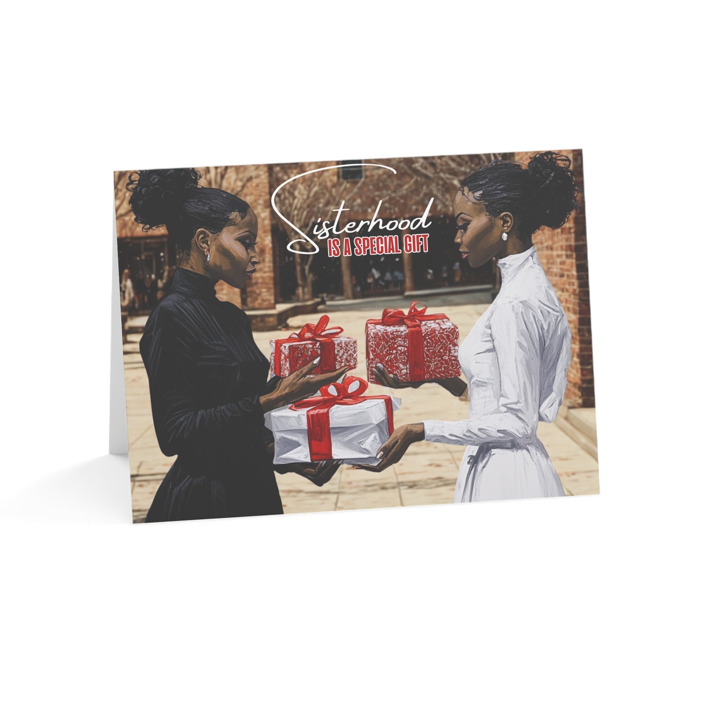 Sisterhood is a Special Gift Greeting Cards, Perfect for Crossings Celebrations, Friendship, Special Occasions, Artful Designs, Meaningful Gifts