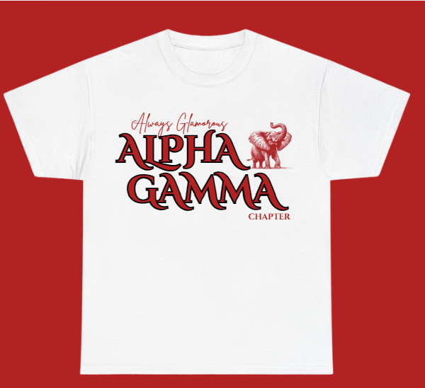 Alpha Gamma Chapter Shirt - Two (2) designs now available!!!!