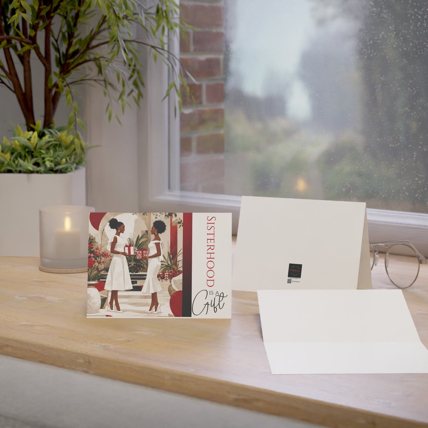 DST Sisterhood is a Special Gift Greeting Cards, Perfect for Crossings Celebrations, Friendship, Special Occasions, Artful Designs, Meaningful Gifts