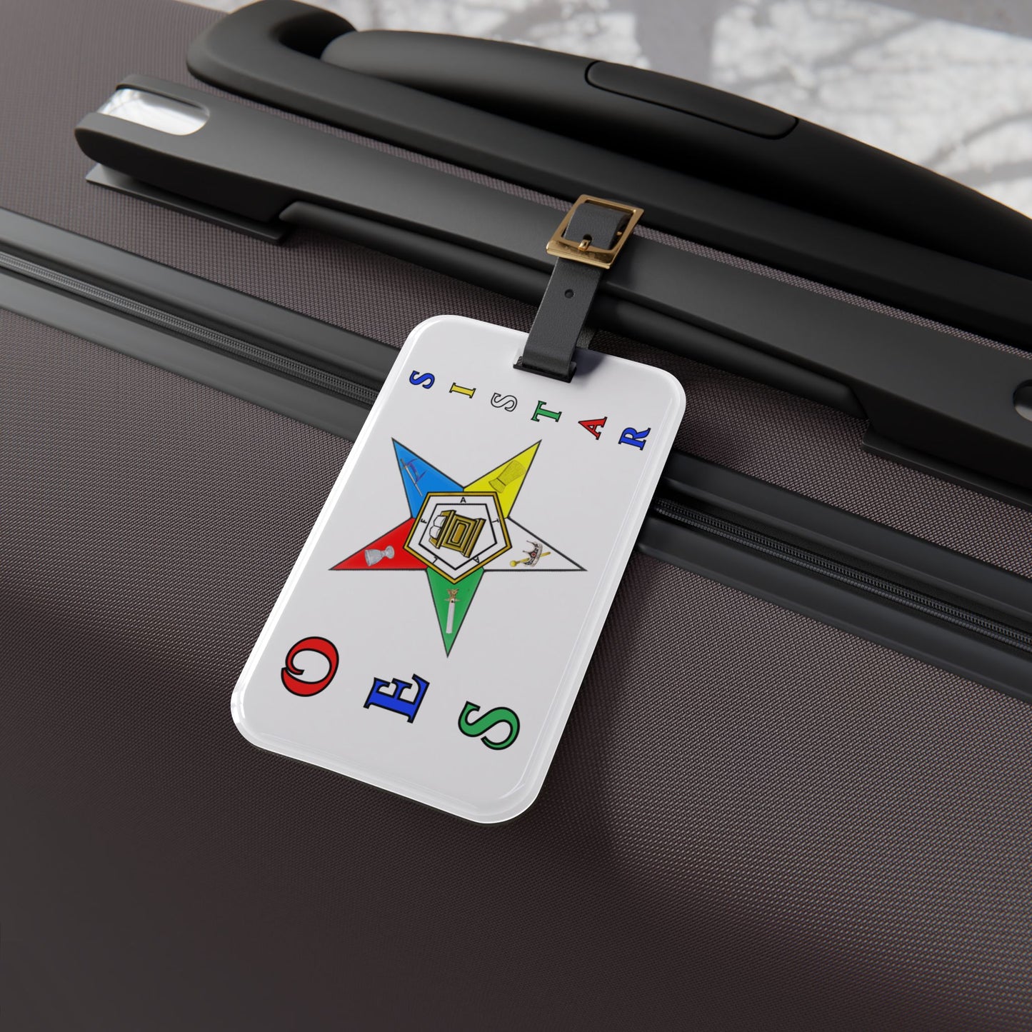 Eastern Star Luggage Tag — Order of the Eastern Star 1850 Travel ID