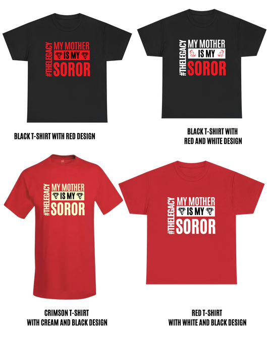 My Mother is My Soror Legacy Heavy Cotton T-shirt