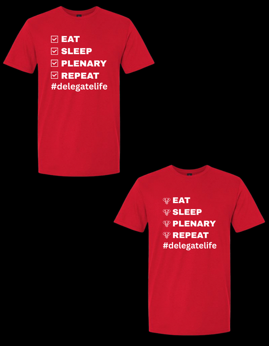 DST Eat, Sleep, Plenary, Repeat T-Shirt