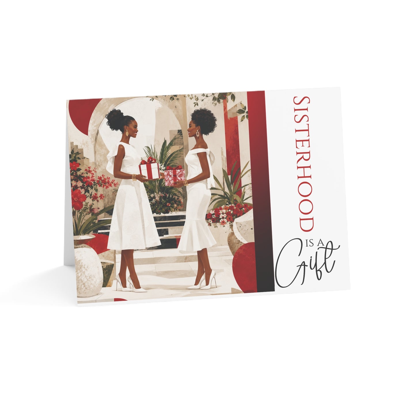 DST Sisterhood is a Special Gift Greeting Cards, Perfect for Crossings Celebrations, Friendship, Special Occasions, Artful Designs, Meaningful Gifts