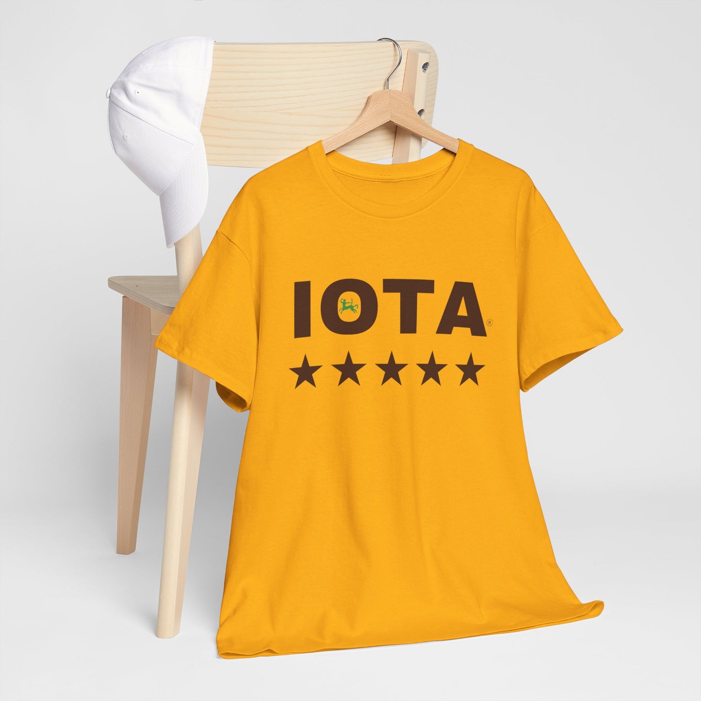 Iota Phi Theta 5 star T-shirt with Centaur at the center