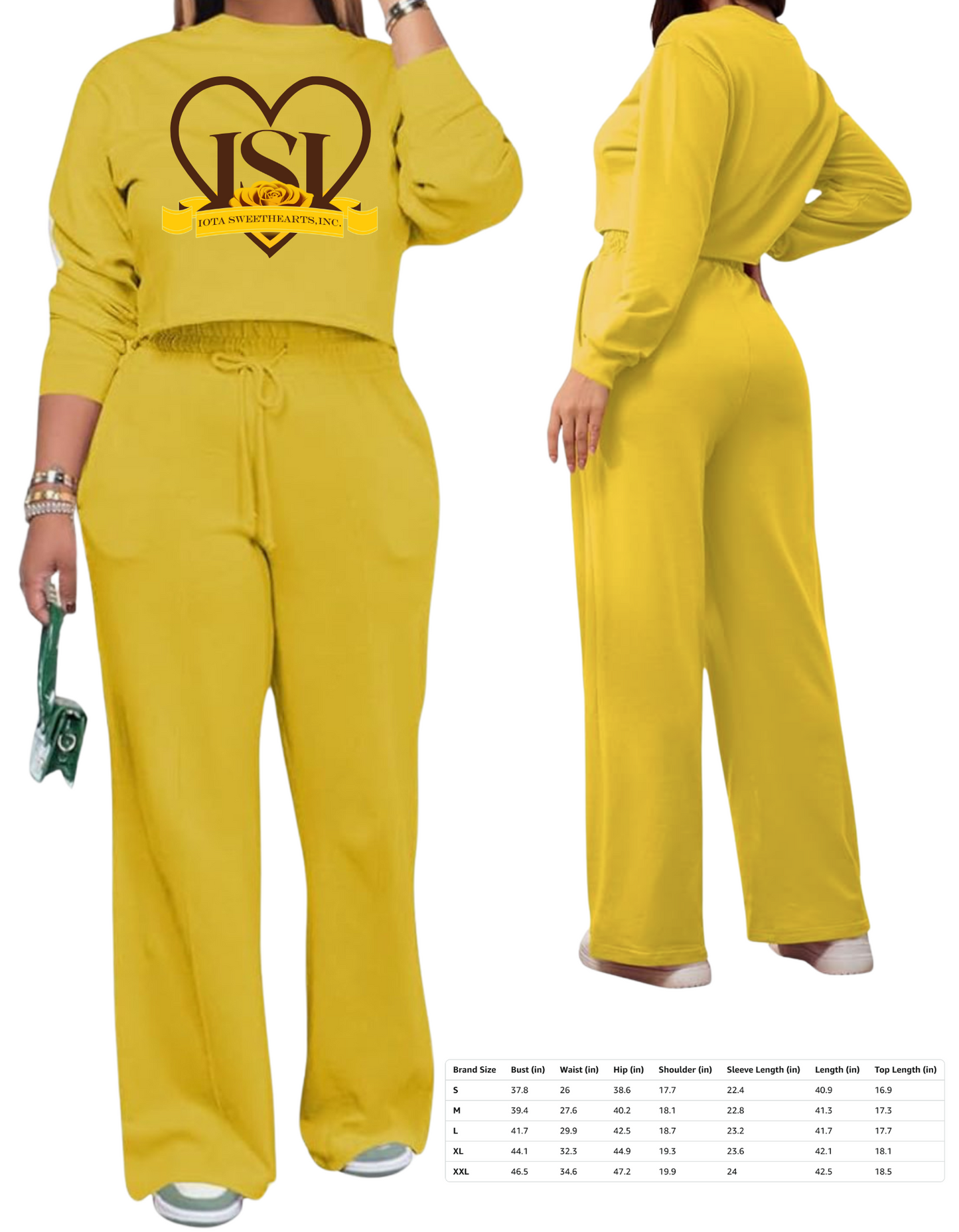ISI Signature Cropped Hoodie Sweatsuit