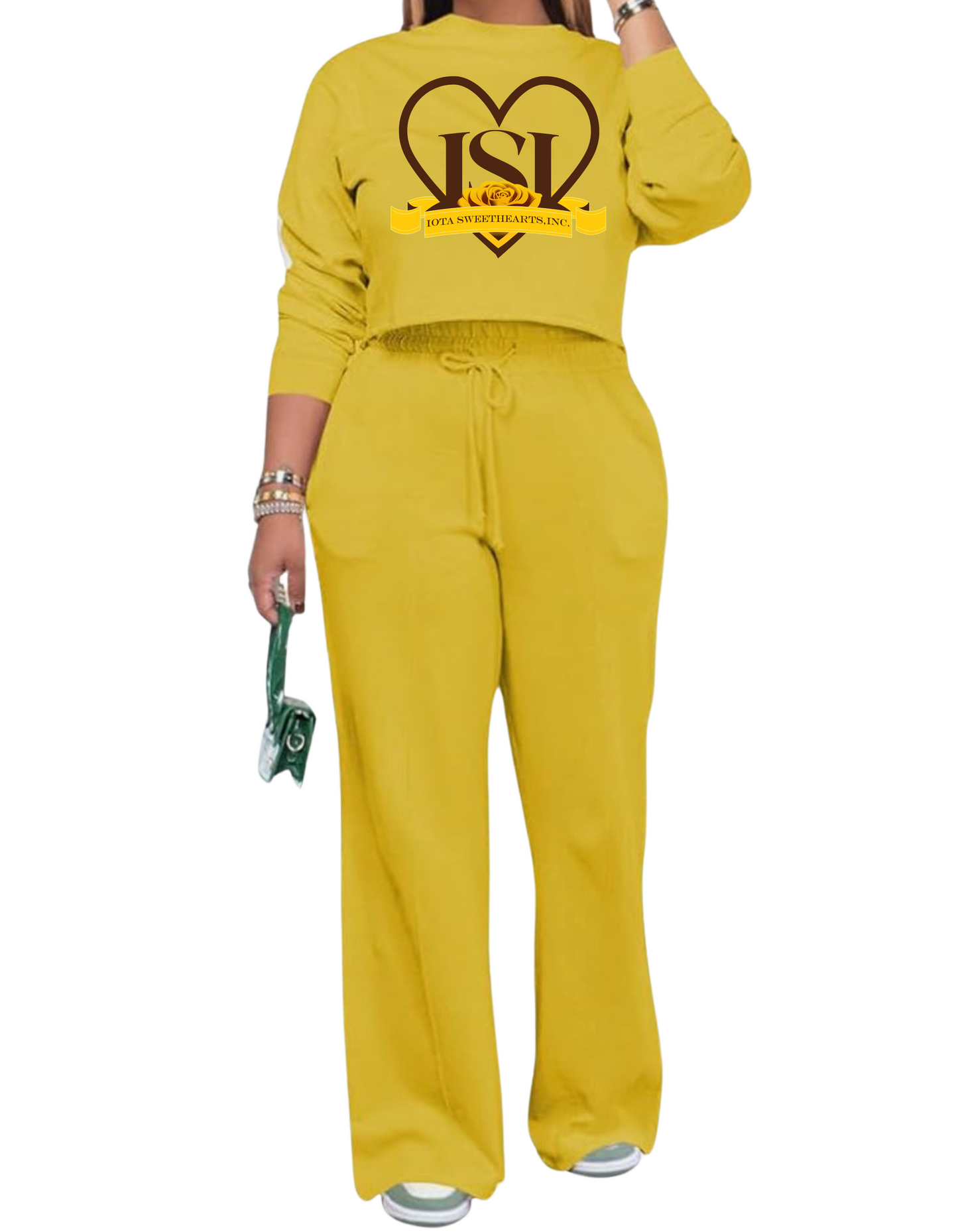 ISI Signature Cropped Hoodie Sweatsuit