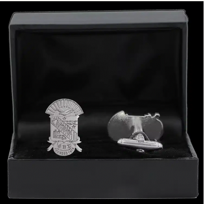 Phi Beta Sigma Shield Cufflink