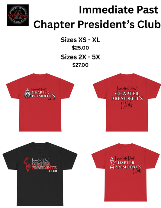 Delta Sigma Theta Past Chapter President’s Club TShirt/Sweatshirt