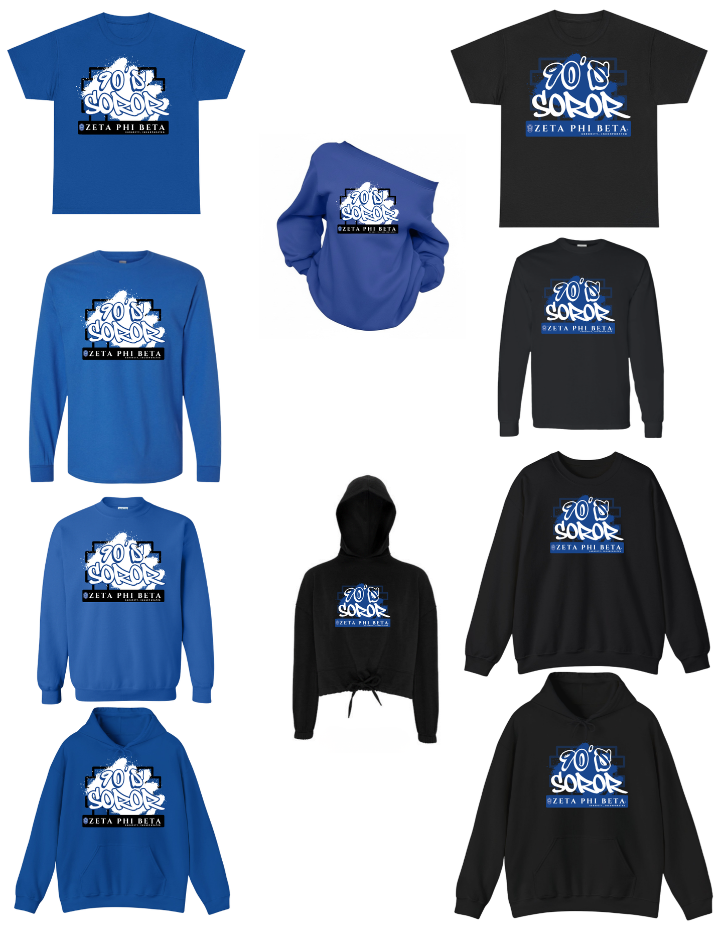 ZPB - Rep Your Crossing Year T-Shirt/Sweatshirt - 50s, 60s, 70s, 80s, 90s, 2000s, 2010s, 2020s Soror (Copy)