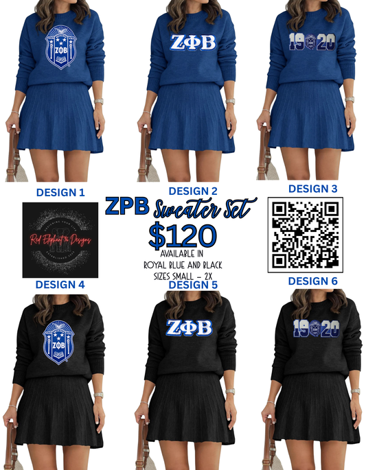 ZPB Sweater (Mini Skirt) Set