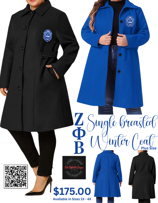 ZPB Single Breasted Winter Coat