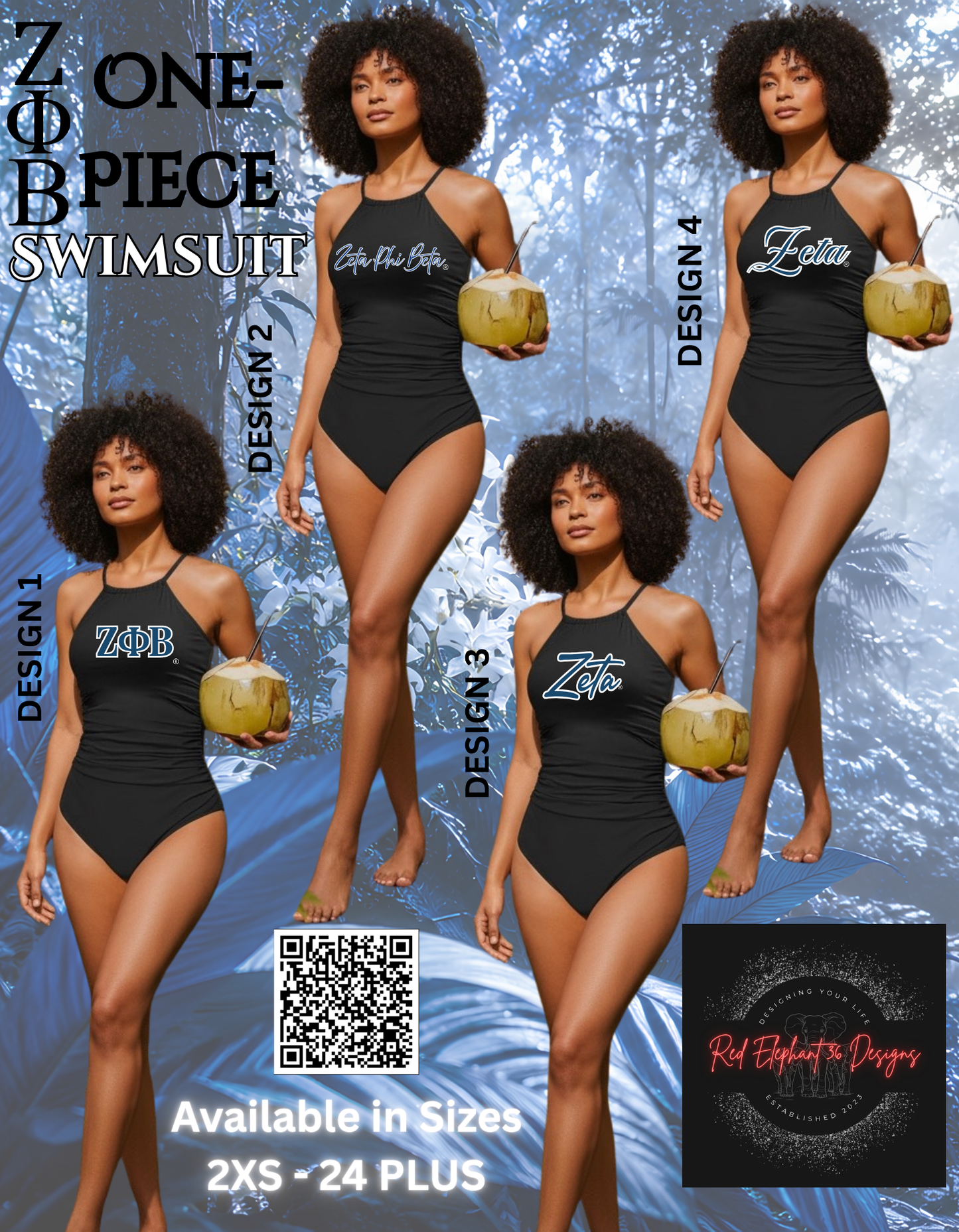 ZPB One-Piece Ruched Swimsuit