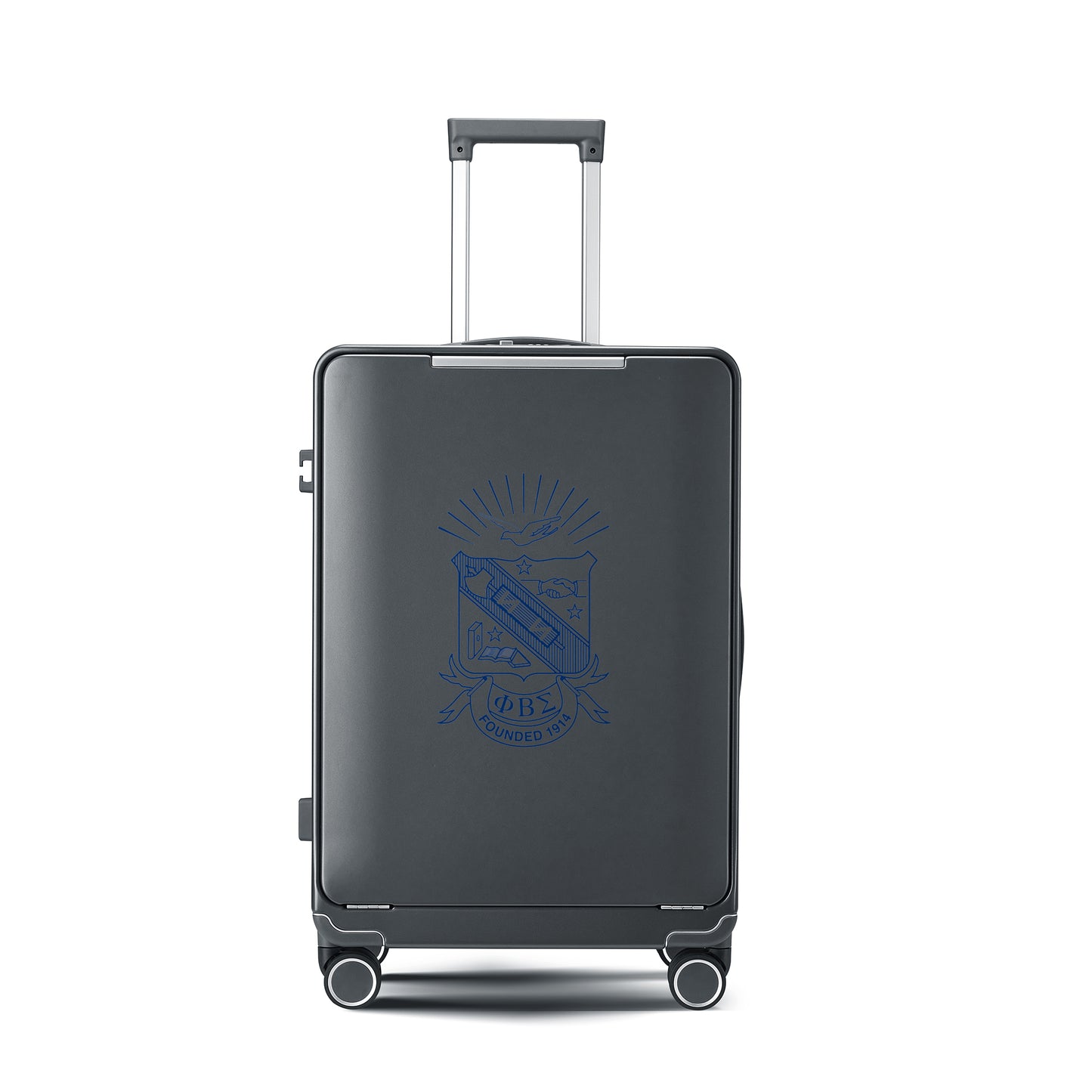 PRE-ORDERED ITEM:  Phi Beta Sigma Suitcase With One-second-to-open Front Laptop Pocket Carry-On Koffer lightweight