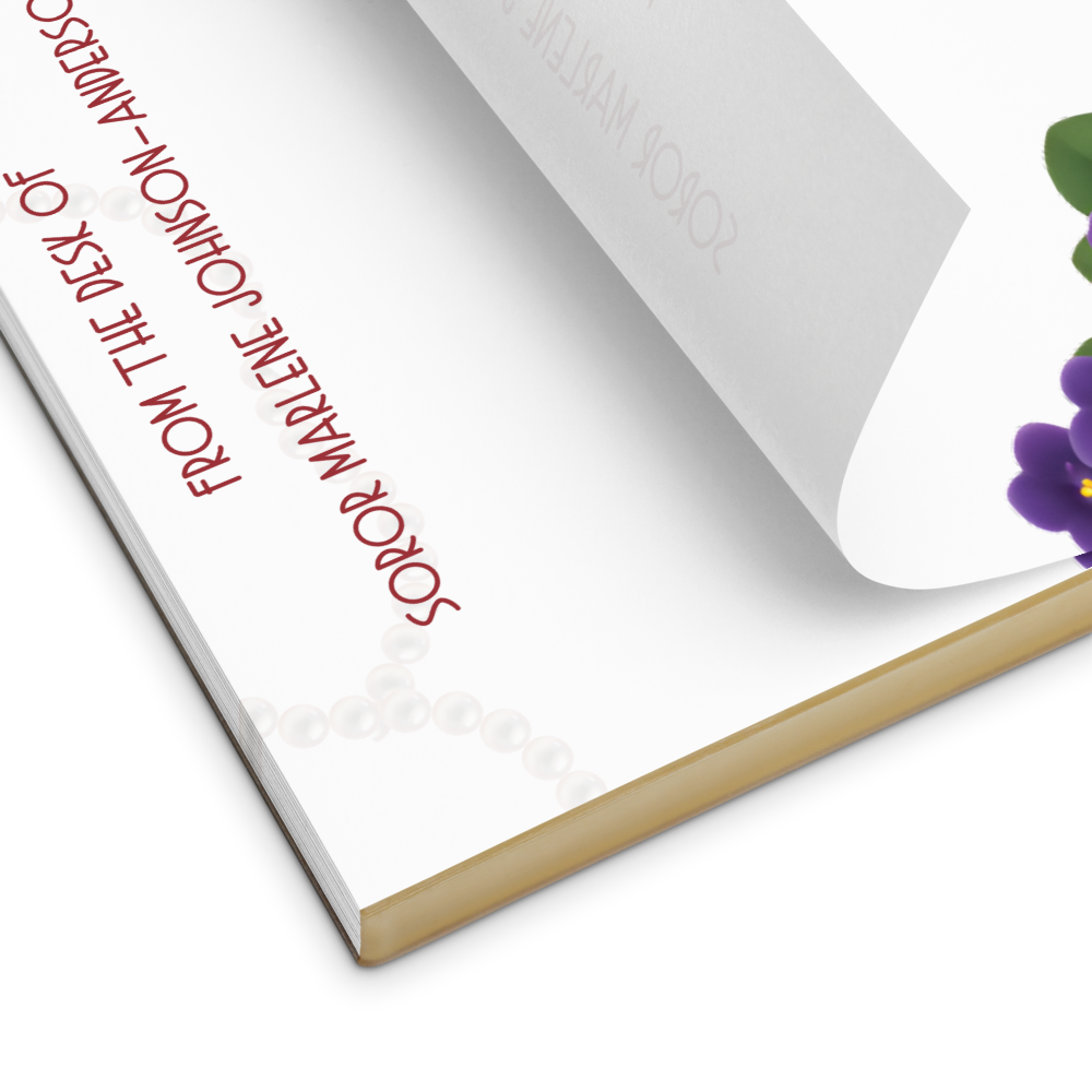 QUAC Fundraiser: Violets Notepad - 5.5 x 6 inches